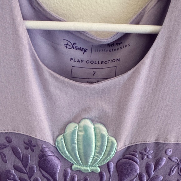 Little Sleepies Lavender and Aqua Kids Dress - Picture 2 of 3